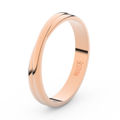 Prsten Danfil DLR3020 ružové zlato 585/1000 bez kameňa povrch lesk