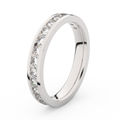 anillo de oro de las señoras DF 3894 oro blanco con diamantes