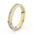 Damen goldener Ring DF 3894 aus Gelbgold, mit Diamanten