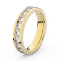 Zlatý dámský prsten DF 3895 ze žlutého zlata, s brilianty