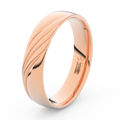 Prsten Danfil DLR3045 ružové zlato 585/1000 bez kameňa povrch lesk