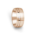 Zlatý dámský prsten DF 18/D z růžového zlata, s briliantem