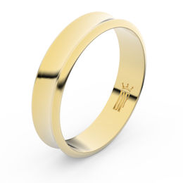 Zlatý snubní prsten FMR 5A50 ze žlutého zlata