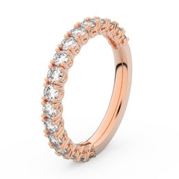 Zlatý dámský prsten DF 3903 z růžového zlata, s briliantem