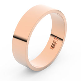 Zlatý snubní prsten FMR 1G60 z růžového zlata