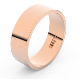Zlatý snubní prsten FMR 1G70 z růžového zlata