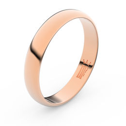 Zlatý snubní prsten FMR 2C40 z růžového zlata