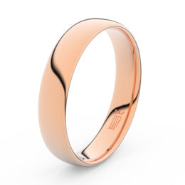 Ring Filip Horak rot (rosa) Gold 585/1000 ohne Stein Oberflächenglanz