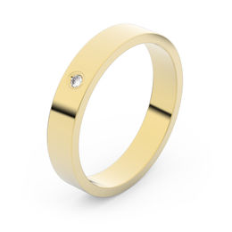 Zlatý snubní prsten FMR 1G35 ze žlutého zlata, S1