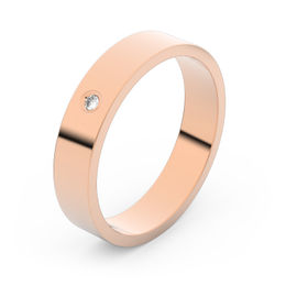 Zlatý snubní prsten FMR 1G40 z růžového zlata, S1