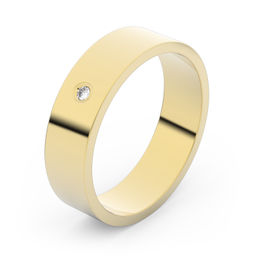 Zlatý snubní prsten FMR 1G50 ze žlutého zlata, S1