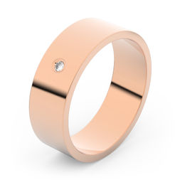 Zlatý snubný prsteň FMR 1G60 z ružového zlata, S1