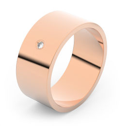 Zlatý snubní prsten FMR 1G80 z růžového zlata, S1