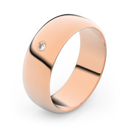 Zlatý snubní prsten FMR 3B65 z růžového zlata, S1