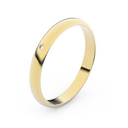 Zlatý snubní prsten FMR 4G25 ze žlutého zlata, S2