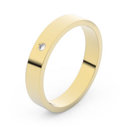 Zlatý snubní prsten FMR 1G35 ze žlutého zlata, S2