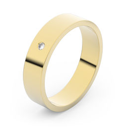 Zlatý snubný prsteň FMR 1G45 zo žltého zlata, S2