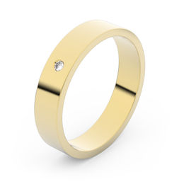 Zlatý snubný prsteň FMR 1G40 zo žltého zlata, S2