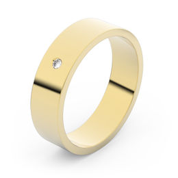 Zlatý snubní prsten FMR 1G50 ze žlutého zlata, S2
