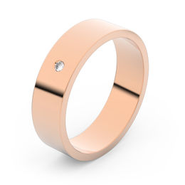 Zlatý snubní prsten FMR 1G50 z růžového zlata, S2