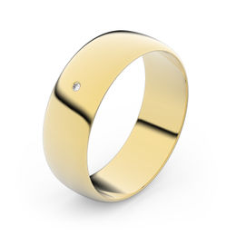 Zlatý snubný prsteň FMR 9A60 zo žltého zlata, S2
