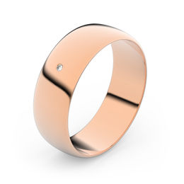 Zlatý snubný prsteň FMR 9A60 z ružového zlata, S2