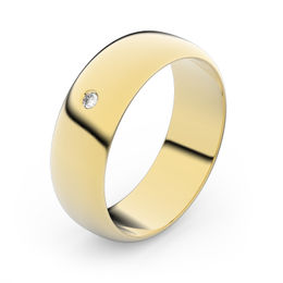 Zlatý snubný prsteň FMR 3A60 zo žltého zlata, S2