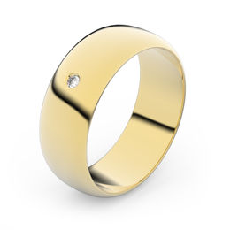 Zlatý snubný prsteň FMR 3B65 zo žltého zlata, S2