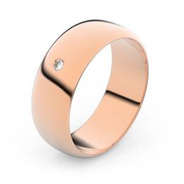Zlatý snubní prsten FMR 3B65 z růžového zlata, S2