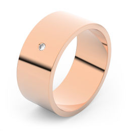 Zlatý snubní prsten FMR 1G80 z růžového zlata, S2