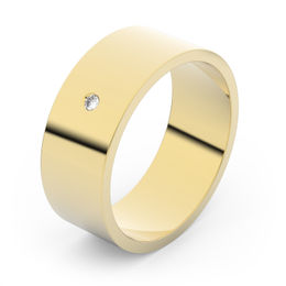 Zlatý snubný prsteň FMR 1G70 zo žltého zlata, S2