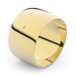 Zlatý snubný prsteň FMR 9C110 zo žltého zlata, S2
