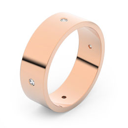 Zlatý snubní prsten FMR 1G60 z růžového zlata, S6