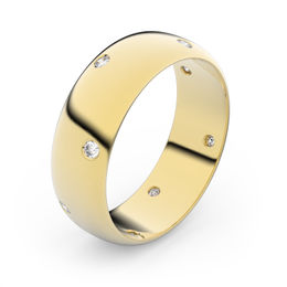 Zlatý snubní prsten FMR 3A60 ze žlutého zlata, S7