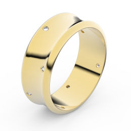 Zlatý snubní prsten FMR 5B70 ze žlutého zlata, S7