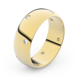 Zlatý snubní prsten FMR 3B65 ze žlutého zlata, S7