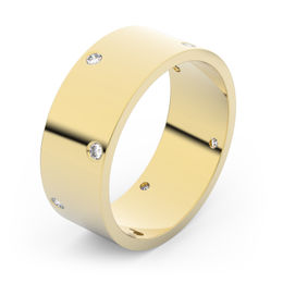 Zlatý snubní prsten FMR 1G70 ze žlutého zlata, S7