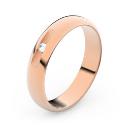 Zlatý snubní prsten FMR 2C40 z růžového zlata, S8