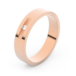 Zlatý snubní prsten FMR 1G40 z růžového zlata, S8