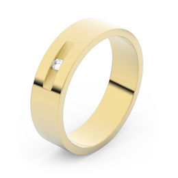 Zlatý snubní prsten FMR 1G50 ze žlutého zlata, S8