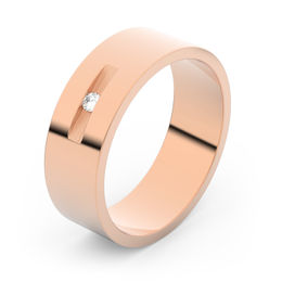 Zlatý snubní prsten FMR 1G60 z růžového zlata, S8