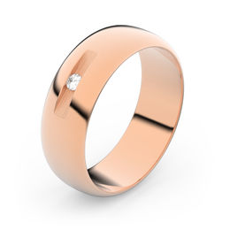 Zlatý snubní prsten FMR 3A60 z růžového zlata, S8
