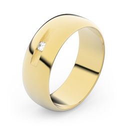 Zlatý snubný prsteň FMR 3B65 zo žltého zlata, S8