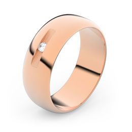Zlatý snubní prsten FMR 3B65 z růžového zlata, S8