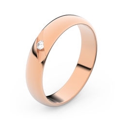Zlatý snubní prsten FMR 2C40 z růžového zlata, S9