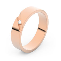 Zlatý snubní prsten FMR 1G45 z růžového zlata, S9