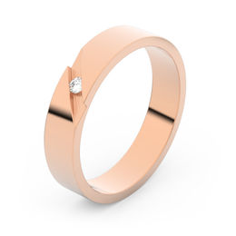 Zlatý snubní prsten FMR 1G40 z růžového zlata, S9