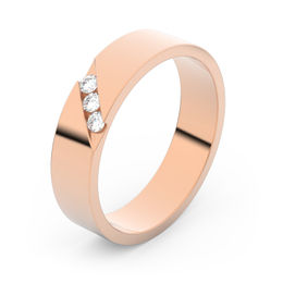 Zlatý snubní prsten FMR 1G45 z růžového zlata, S10