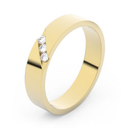 Zlatý snubní prsten FMR 1G40 ze žlutého zlata, S10