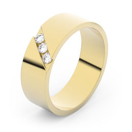 Zlatý snubní prsten FMR 1G60 ze žlutého zlata, S10